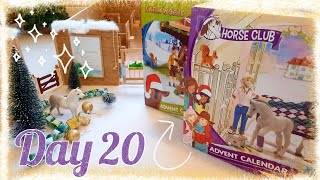 Schleich Farm amp Horse Club Advent Calendar Unboxing  Day 20  Schleich 2020  Schleich Christmas [upl. by Adiell]