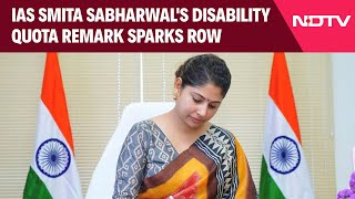 IAS Smita Sabharwals Disability Quota Remark Draws Massive Criticism amp Other News [upl. by Pen]