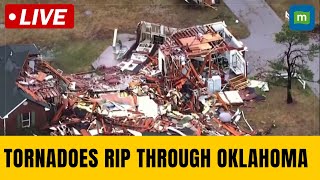 LIVE Tornadoes wreak havoc throughout Oklahoma  N18G [upl. by Kreis]