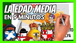 ✅ ⚔️ La EDAD MEDIA en 9 minutos  Historia reinos conquistas avances héroes y mucho más [upl. by Hermann]