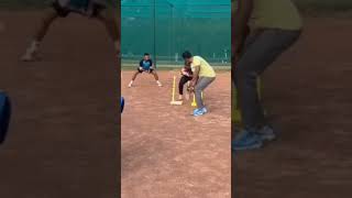 Training the wicket keeper to take edges standing upPriming with some normal catches thenskill work [upl. by Calvinna]