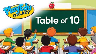 Learn Multiplication Table of Eleven 11 II PlayEdu Galaxy Nursery Rhymes [upl. by Ylek503]