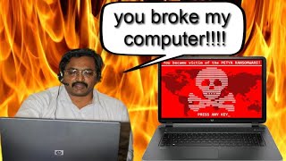 Scammer RAGES After I Destroy His Computer [upl. by Atnwahsal54]