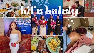 VLOG I Won Best Foreign Teacher  Annual Party Cupping Massage South African Living In China 🇨🇳 [upl. by Norab]