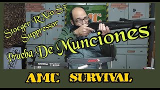 Stoeger RX 20 S3 SUPPRESSOR 45 mm 177 Pruebas de municiones [upl. by Anidem382]