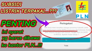 Cara mengurus SUBSIDI LISTRIK yang dipakai orang lain [upl. by Alfreda]