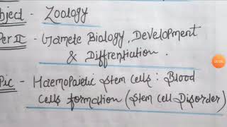 Haemopoietic stem cells Blood cells formation Stem cell Disorder [upl. by Arreis]