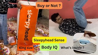 Sleepyhead Sense  BodylQ Orthopedic Memory Cooling Tech 8” King Size Mattress 78”x 72” Review [upl. by Enaenaj876]