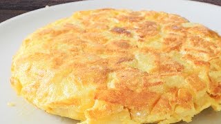 TORTILLA DE PATATAS  RECETA DE COCINA ESPAÑOLA  Ultimate Spanish Omelette [upl. by Moran752]