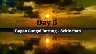 Day 5  Bagan Sungai Burung to Sekinchan 2024 Cycling Trip [upl. by Ecinnahs]