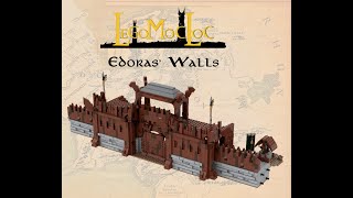 Edoras walls  Lord of the rings  moc lego speedbuilt [upl. by Gilbertina]