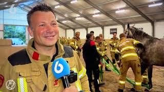 VOLUNTEERS DUTCH FIREFIGHTERS  Op de Nederlandse Televisie met diverse vertalingen [upl. by Enortna673]