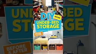 DIY UnderBed Storage Solutions A StepbyStep Guide shorts DIYStorage UnderBedStorage Homytips [upl. by Egbert]