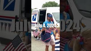 July 4th 2024 Parade Arlington Heights IL USPS Edition [upl. by Lian]