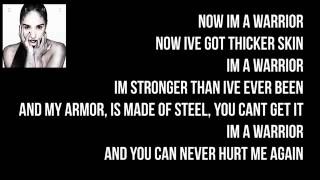 Demi Lovato  Warrior LYRICS [upl. by Dove789]