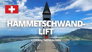 HÖCHSTER FreiluftAufzug Europas  HammetschwandLift  Switzerland Travel Ep 1 [upl. by Falito]