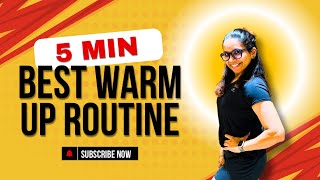 5  Minute warm up routine Get ready to move [upl. by Lafleur837]