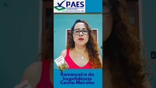 PAES 2025 Romanceiro da Inconfidência  análiseshorts [upl. by Euqina847]