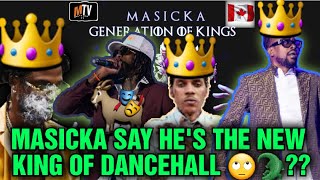 Is Masicka The New King Of Dancehall Alkaline The Goat did Masicka Take Kartel And Bennie Crown [upl. by Roderick]