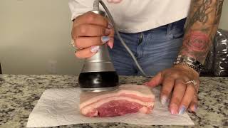 Fat Cavitation With Pork Belly 2 httpsrevealbodysculptingcom [upl. by Lindo]