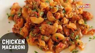 Chicken Macaroni Indian Style  LunchBox Recipe [upl. by Ynohtna640]