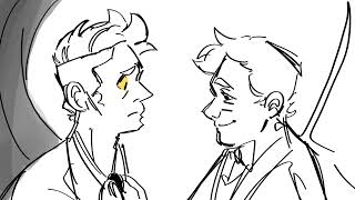 Rises The Moon  Good Omens Animatic [upl. by Juliano]