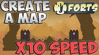 CREATE A FORTS MAP  SPEED x10  Welcome to quotXiros Spikesquot [upl. by Jo]