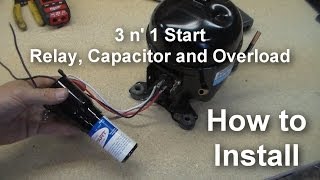 How to Install a Universal Relay 3 n 1 Starter on your Compressor [upl. by Er]