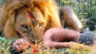 Lion Attack Man in forest  Lion Attack Hunter Lion Attack stories in India part 1 start [upl. by Dorren]