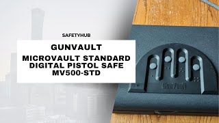 GunVault Microvault Standard Digital Pistol Safe Review [upl. by Aicenad]