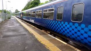 2J32 Glasgow CentralEast Kilbride 156514156432 arriving into East Kilbride 27624 [upl. by Amyas356]