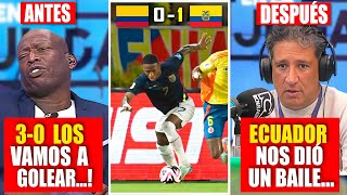 el ANTES y DESPUÉS de la prensa Colombiana que MEN0SPREClÓ a ECUADOR y CAICEDO LOS CALLÓ [upl. by Ayel965]