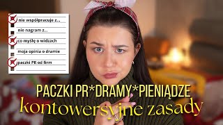 Ponad 30 moich SUROWYCH zasad jako influencer Dramy paczki PR współprace True Beauty  Dusia [upl. by Dorthy313]