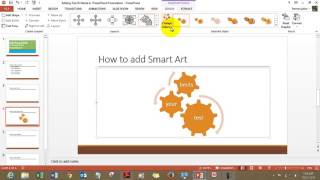 Add Text amp Media in PowerPoint Presentation [upl. by Annoeik]