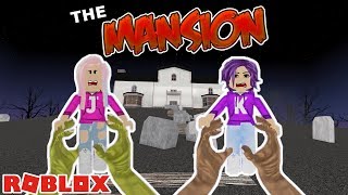 TRAPPED IN A HAUNTED MANSION  Roblox The Mansion Obby [upl. by Nipahc]