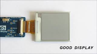 154 inch color epaper display eink module from Good Display GDEW0154Z04 [upl. by Rick]