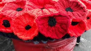 Warminster Remembrance Poppy Post Box Topper REMEMBRANCESUNDAY [upl. by Anigar]