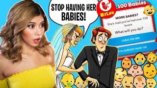 WORST Dad Wont Stop Having Babies with Random Girls in BitLife [upl. by Piotr720]