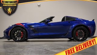 2017 CORVETTE GRAND SPORT ADMIRAL BLUE 7K MILES HERITAGE PKG FREE DELIVERY FOR SALE R3MOTORCARSCOM [upl. by Phillis]