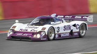 1990 Jaguar XJR12 Group C  V12 Engine Sound at Spa Classic 2017 [upl. by Woodring]