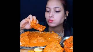 ASMR EATING SPICY BUTTER CHICKEN🔥 BUTTER NAAN  shorts mukbangnasmreating mukbangasmr asmr [upl. by Yornek]