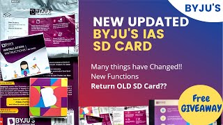 Updated SD Card BYJUS IAS  Functions  Return Old SD card [upl. by Sang]