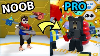 Rich Noob With Mythic Buoyant amp Precise Bee VS Roblox Bee Swarm Simulator [upl. by Galina]