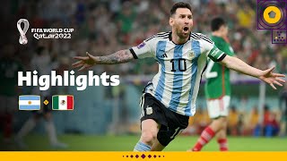 Messi magic sets up win  Argentina v Mexico  FIFA World Cup Qatar 2022 [upl. by Harbour883]