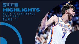 OKC Thunder vs Dallas Mavericks  Game 1 Highlights  NBA Playoffs  May 7 2024 [upl. by Ahsineg]