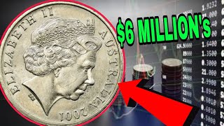 TOP 7 Australia 20 Cents Coins in history Rare 20 cents coins Worth money [upl. by Akemad516]