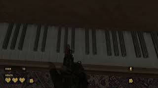 playing megalovania on the half life alyx piano [upl. by Arhoz]