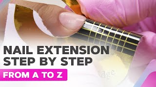 Gel Nail Extension for Beginners  Step by Step Nail Sculpting Tutorial [upl. by Nycila]