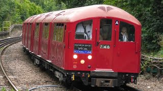 London Underground 1938 Tube Stock Passes Osterley For Heathrow Terminals Saturday 10th August 2024 [upl. by Meyers]