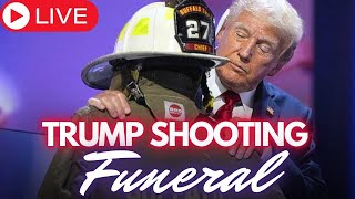 TRUMP SHOOTING FUNERAL Corey Comperatore Pennsylvania LIVE [upl. by Nrevel]